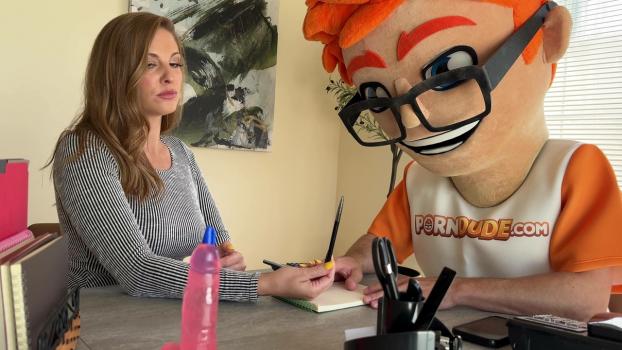 PornDudeCasting – Annie King Aces Her Job Interview with Porn Dude