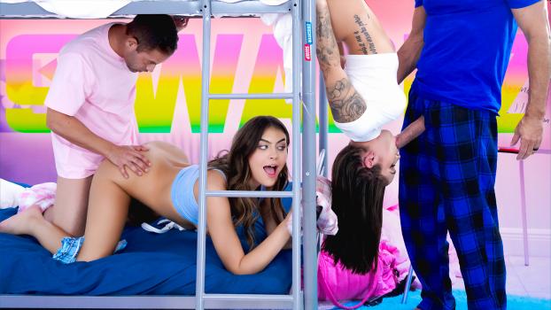 DaughterSwap – Selina Bentz & Bunny Fae – College Swap Day