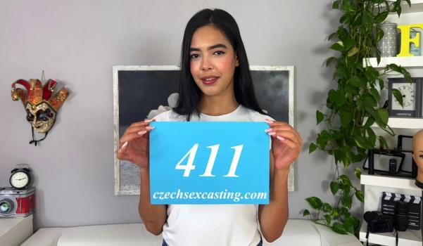 CzechSexCasting – Sexy Latin brunette tries her luck with a horny cameraman – E411