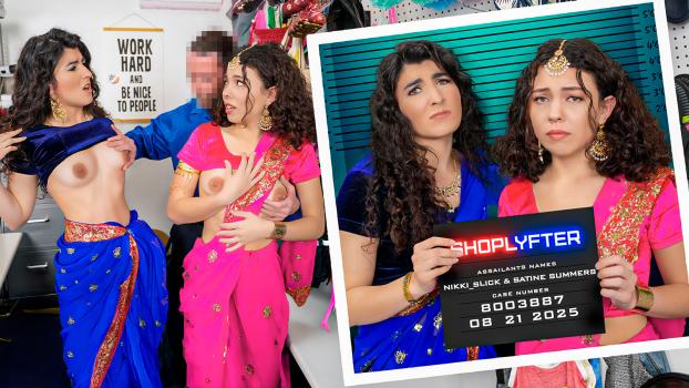 Shoplyfter – Satine Summers & Nikki Slick – Case No. 8003887 – Under the Saris
