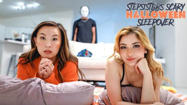 StepSiblingsCaught – Demi Hawks & Kimmy Kimm – Stepsisters Scary Halloween Sleepover – S30:E6
