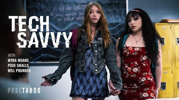 PureTaboo – Myra Moans & Pixie Smalls – Tech Savvy