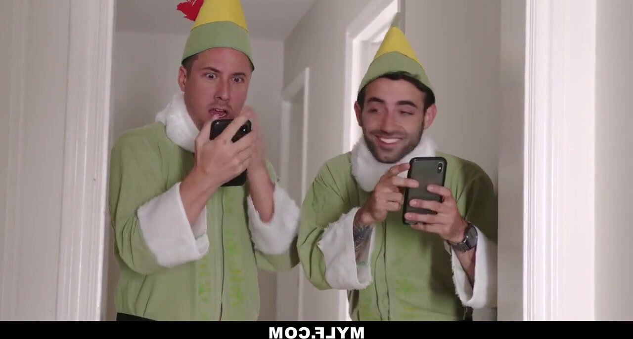 Stepmother Brandi Love subjected to a spit roast by her stepsons.