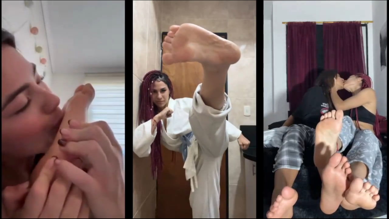 Compilation 8 of women’s foot soles