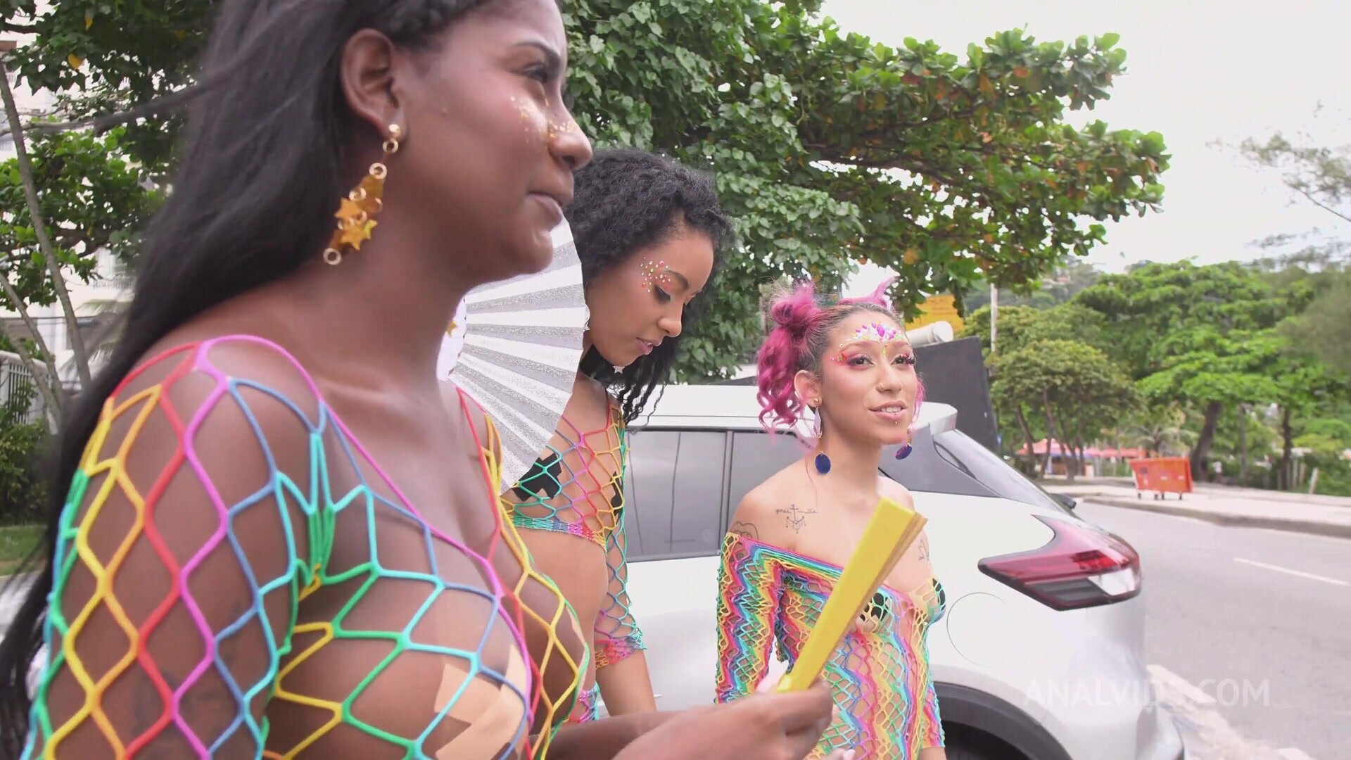 Jenny Pretinha, Tiffany Carioca, Vitoria Slim, Brazilian beauties fucked by Monster Cocks