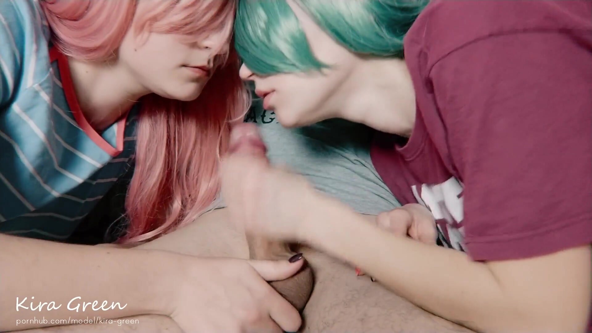 Kira Green – Threesome Cumshot Compilation, Cum In Mouth, Sharing Cum, Kissing Cum, Huge Cumshot – Kira Green