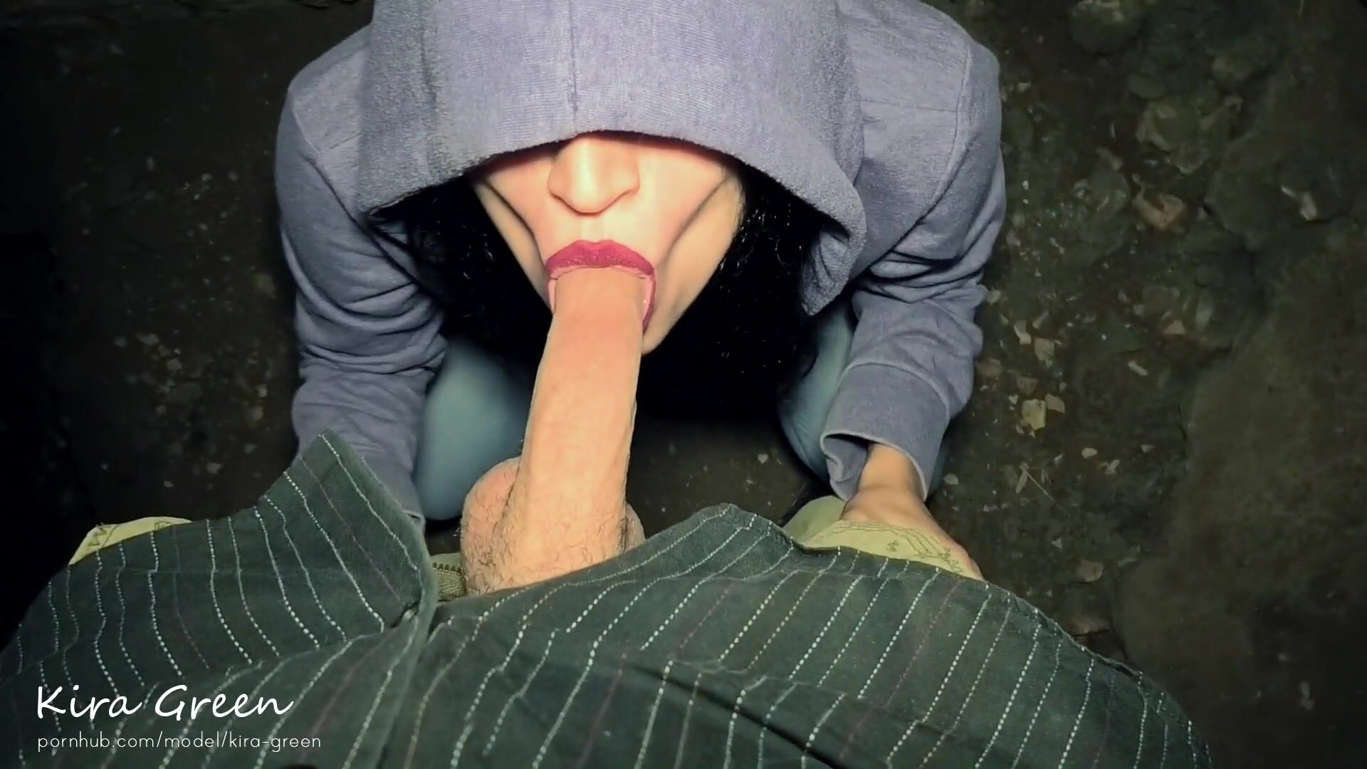 Kira Green – Blowjob And Double Cumshot At An Abandoned Construction Place I’m Covered In Cum – Outdoor Amateur