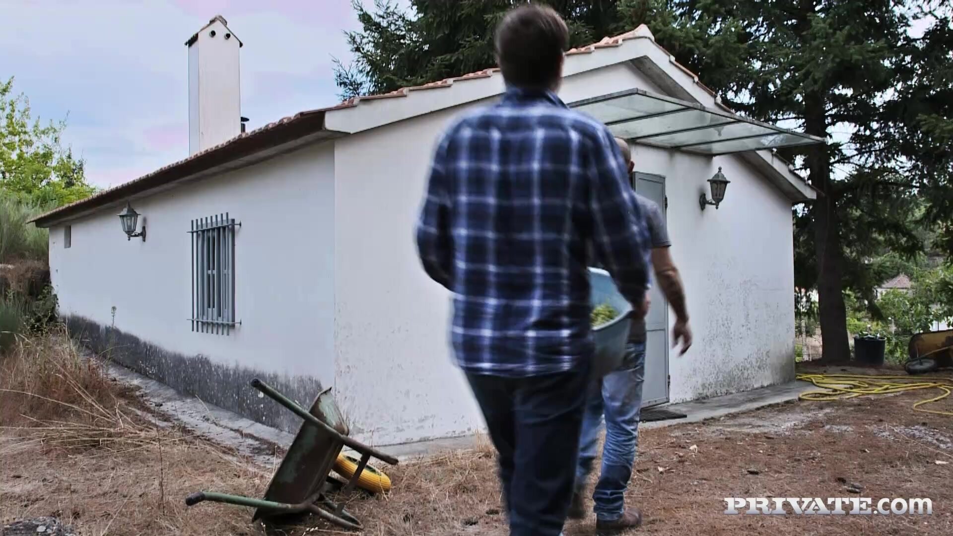 RussianTeenAss – Marina Smokes and Sucks Two Dicks in This Hardcore Threesome Scene