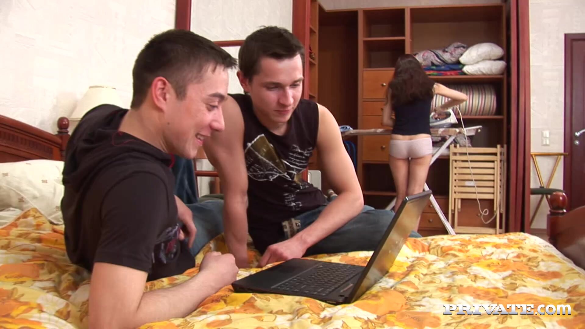 RussianTeenAss – Teen Chloe Enjoys Two Cocks