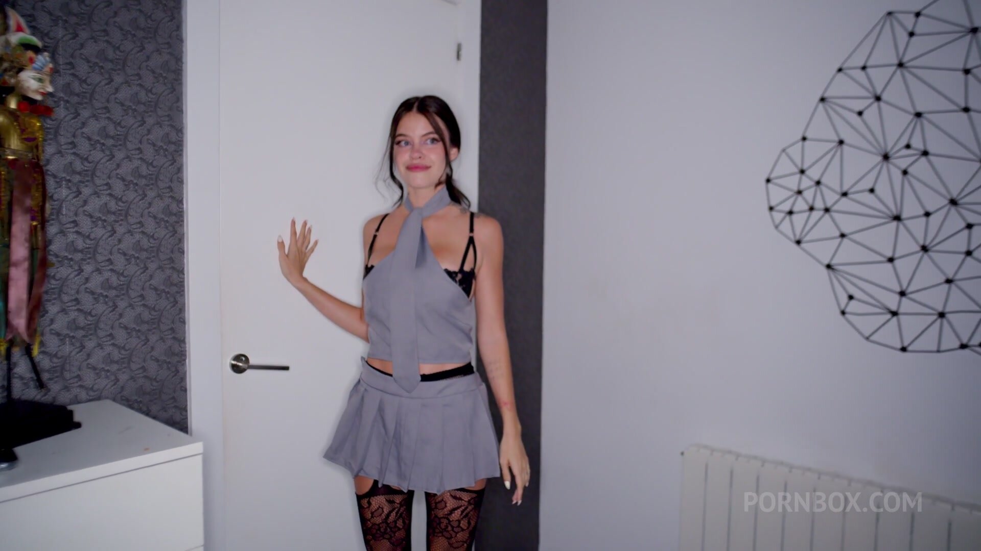 For her 18th birthday she Submits to a Hardcore Gangbang and is Double Penetrated -PornBox