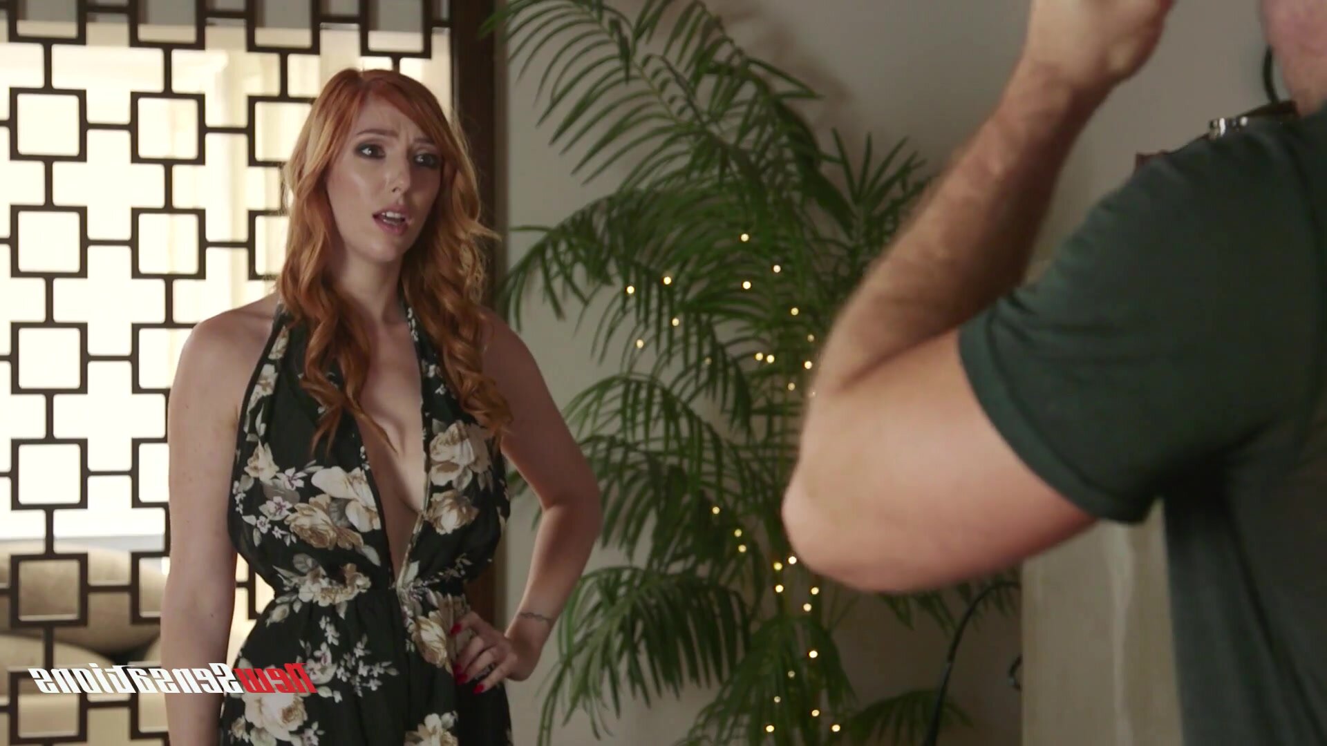 Lauren insists he feel stepmom’s breasts.