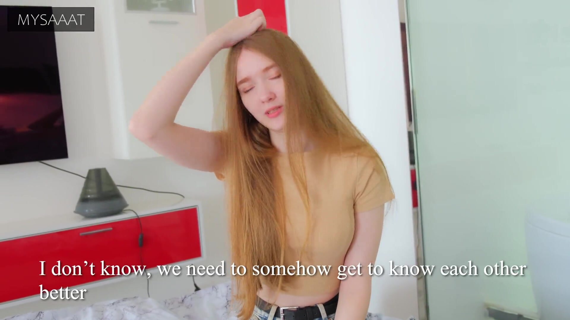 mysaaat – Stepsister Suggested Paying Truth or Dare and Got Cum on Her Pussy