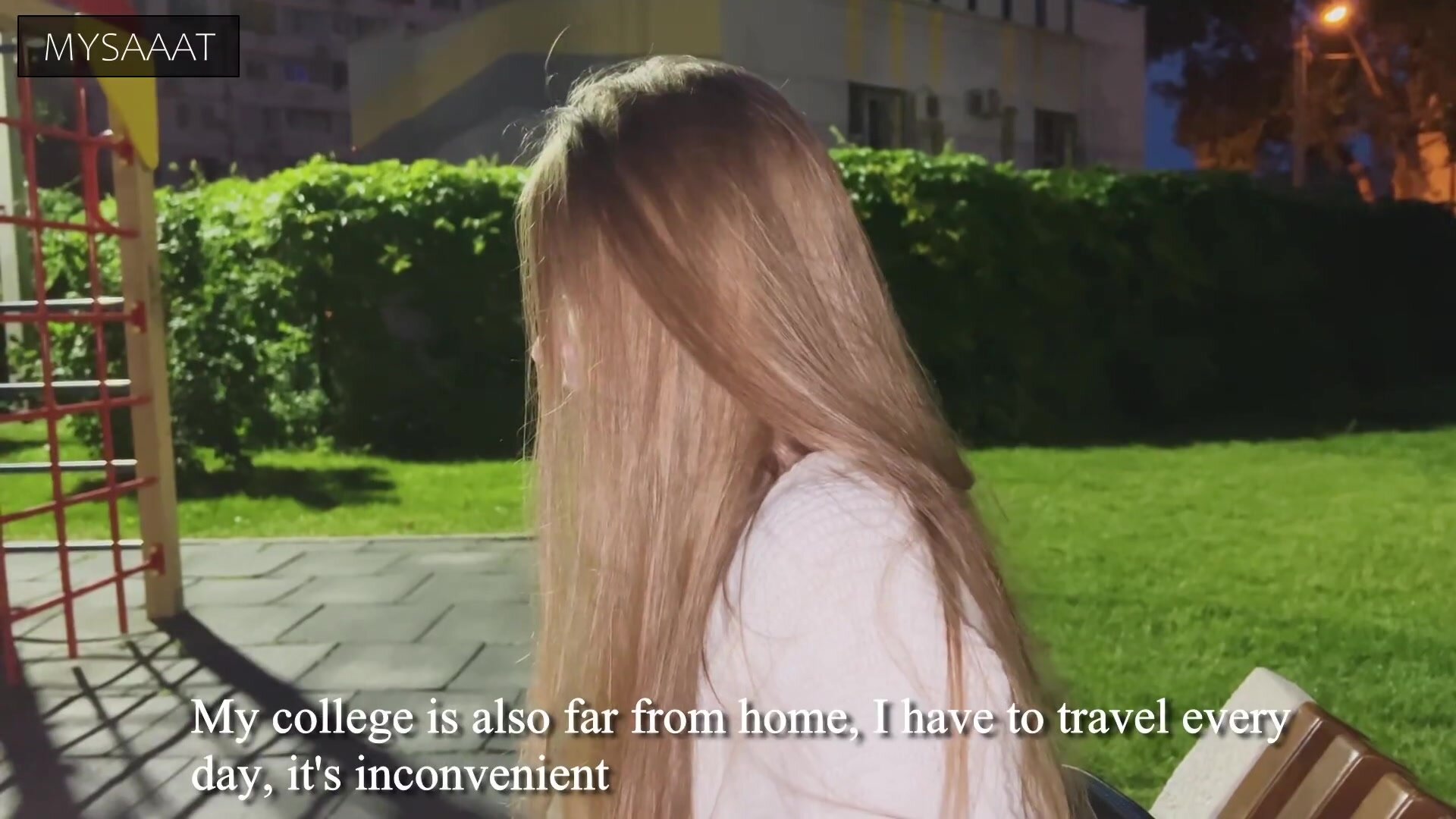 mysaaat – Met a classmate on the street and fucked her the same day