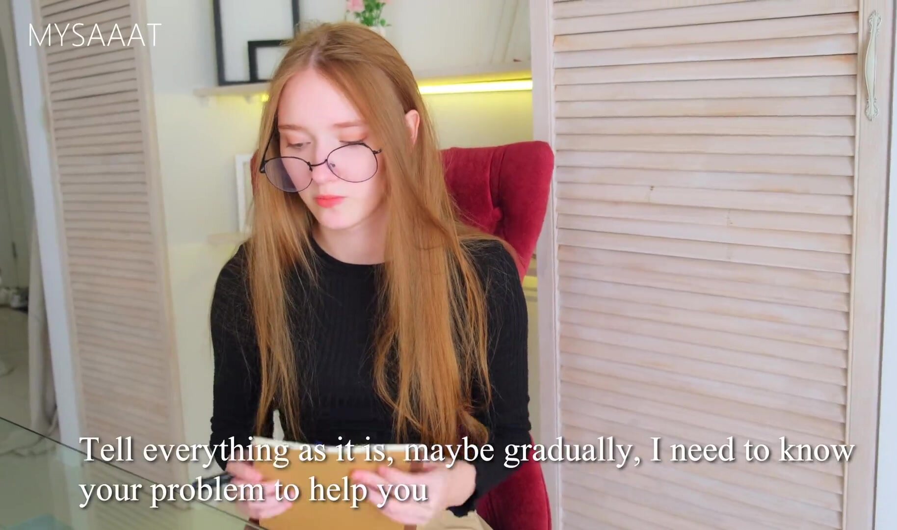 mysaaat – A trip to a psychologist ended with sex with a cute girl in stockings