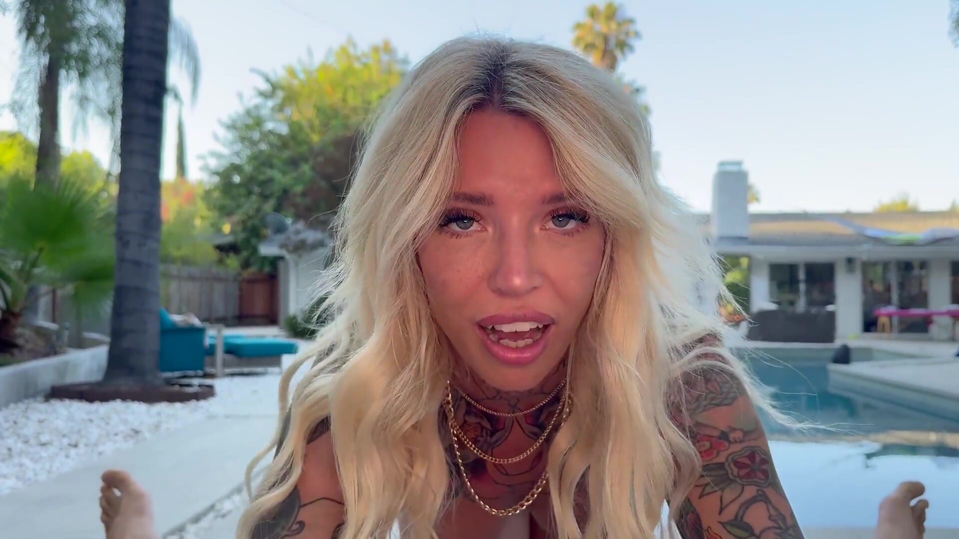 From my perspective, featuring the inked fair-haired beauty, Kitt Jones.