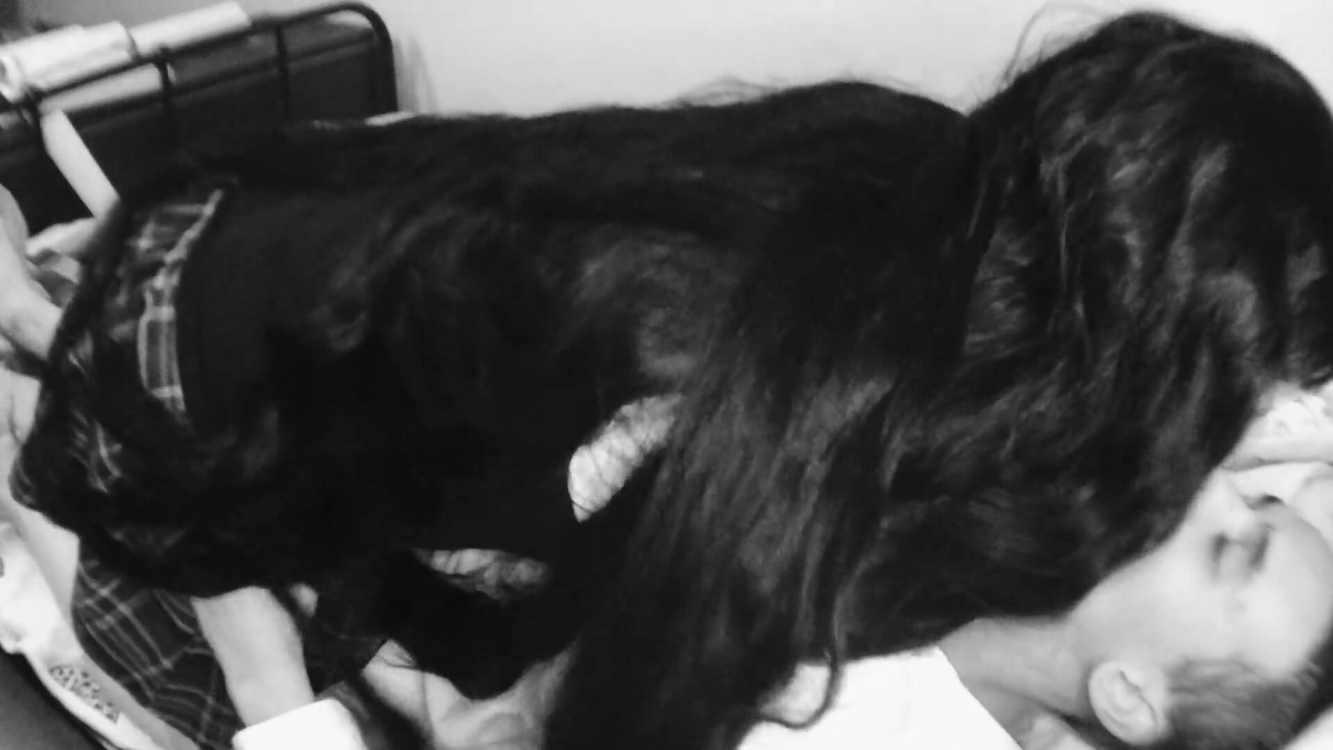 Waifu For You – Polina from Tiny Bunny Flunked Romka Blowjob Dogistyle Cosplay Black and White