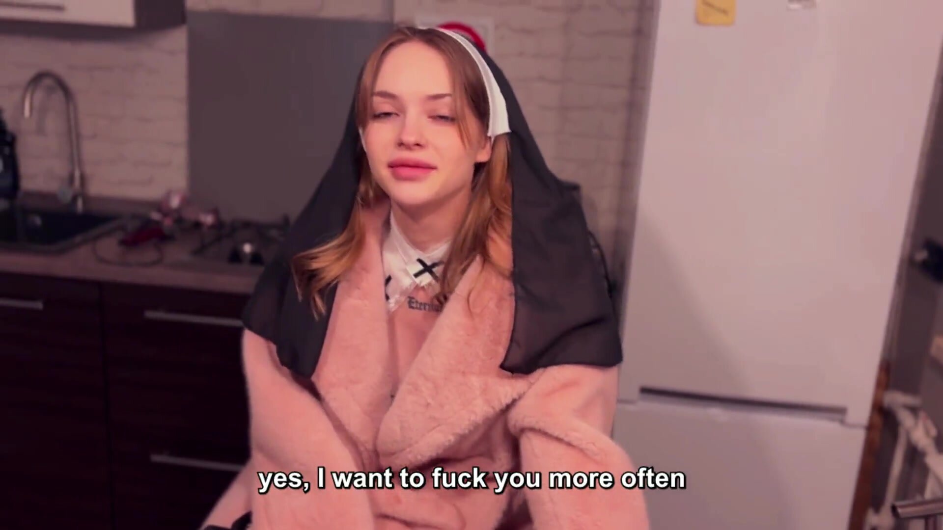 Whyhucci – A Nun Came in a Fur Coat With a Request to Fuck Her ｜ Part 3