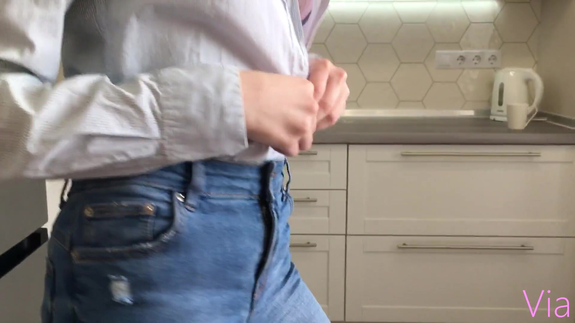 Via Hub – After Zoom Conference With Butt Plug She Wants to Fuck Rough