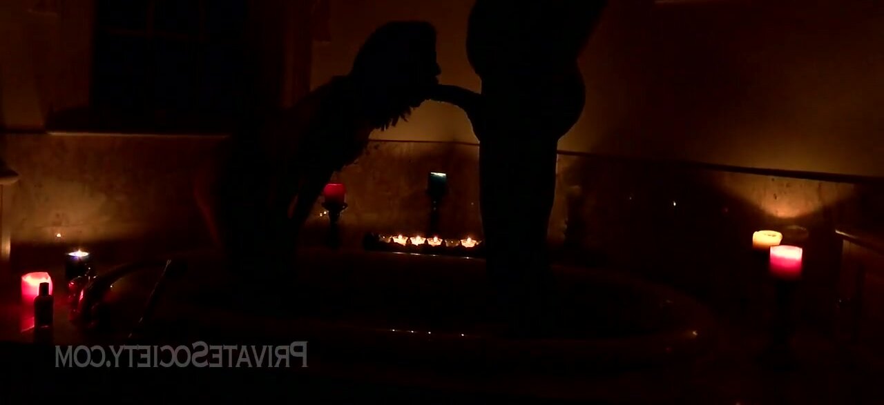 Showering alongside a young woman whose age is just at the cusp of legal adulthood, a Black female.