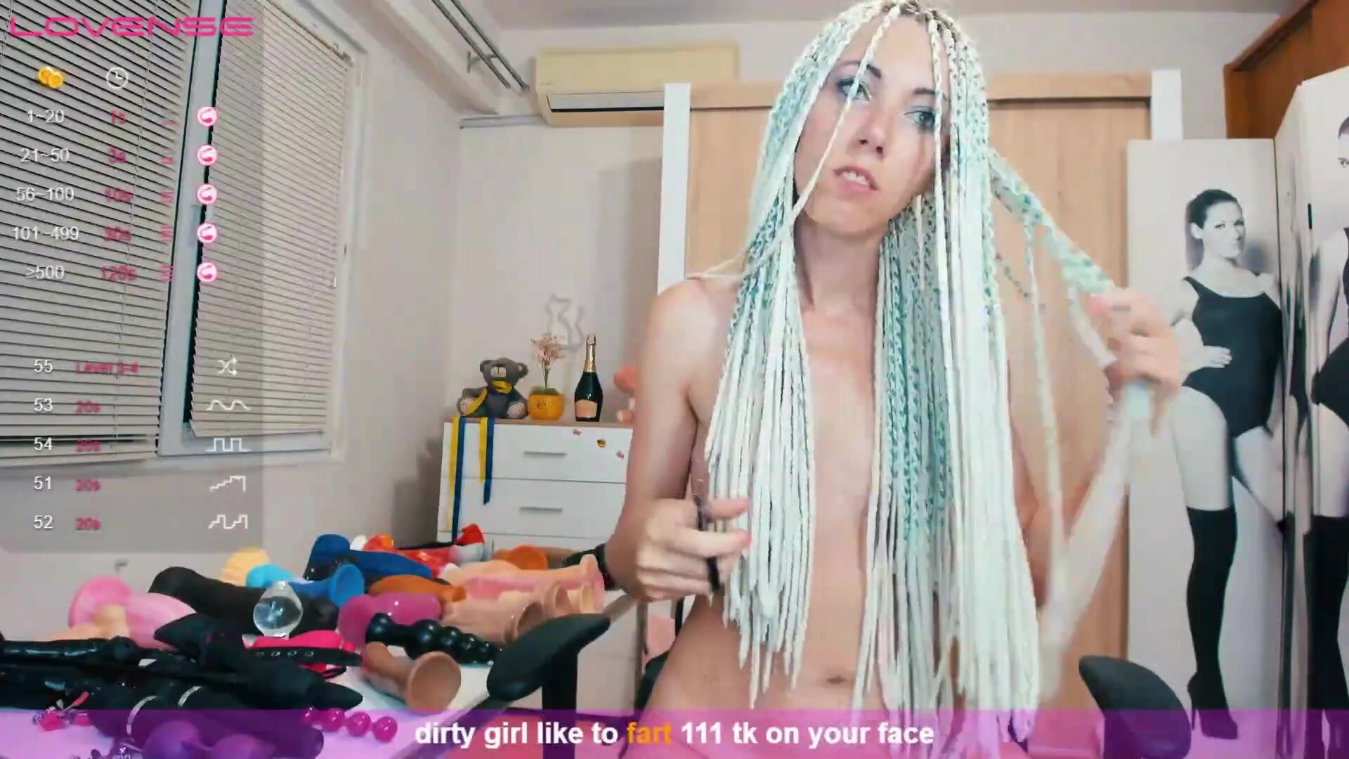 Anal Queen Mona – Cut and Untie Braids Mixed with Anal – Speed Version