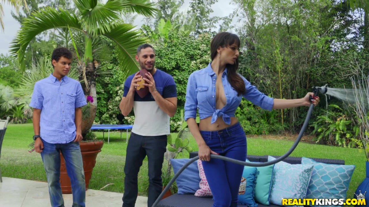 Lpxi Lunq Horny Busty Brunette MILF Eager To Ride Her Perverted Neighbors Cock