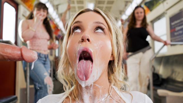 BzzsExxtra – Kali Roses – Kali Rides The Subway!